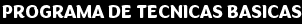 programa de tecnicas basicas