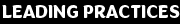 leading practices